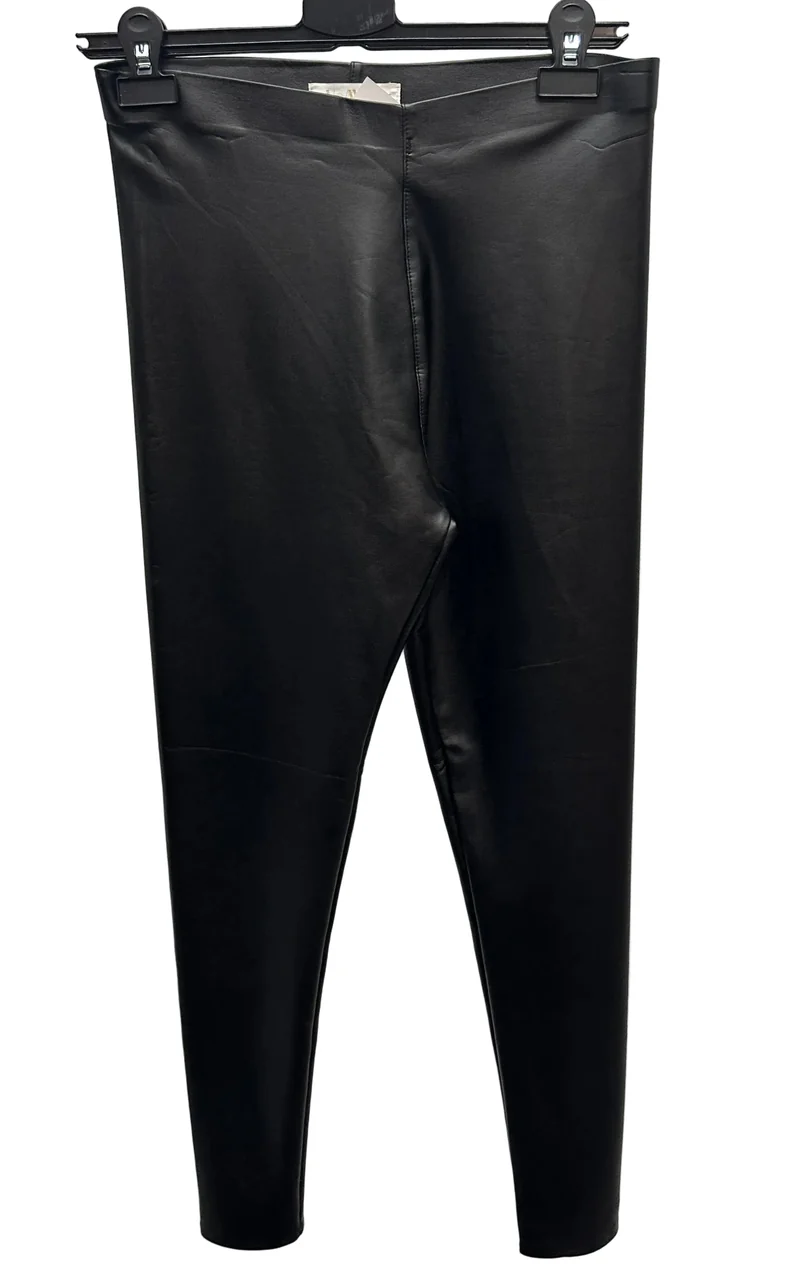 Leggings Lederoptik V Milano schwarz