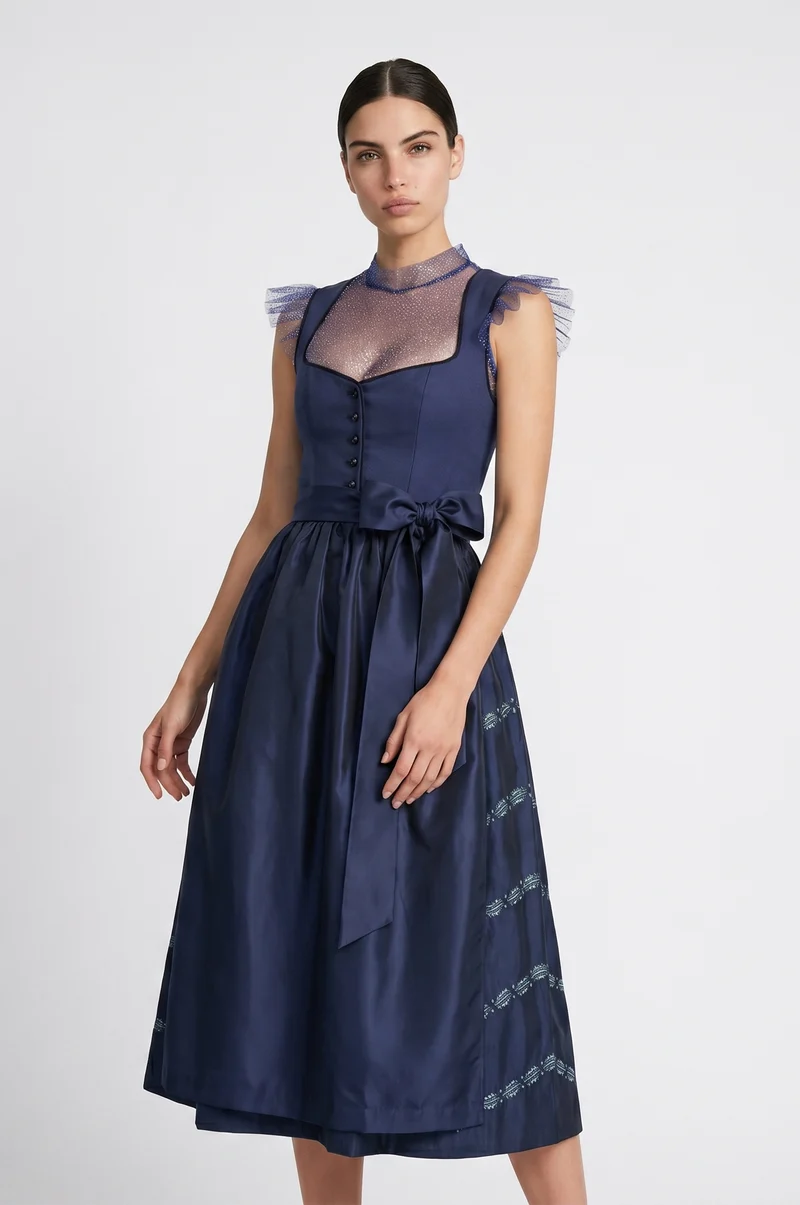 Dirndl Pescara in Nachtblau