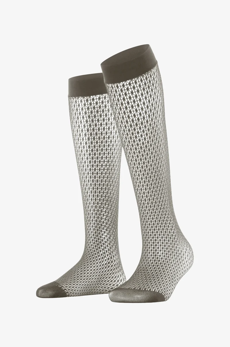 Kniestrümpfe in Taupe