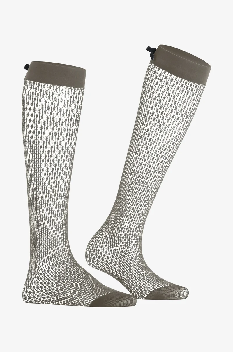 Kniestrümpfe in Taupe