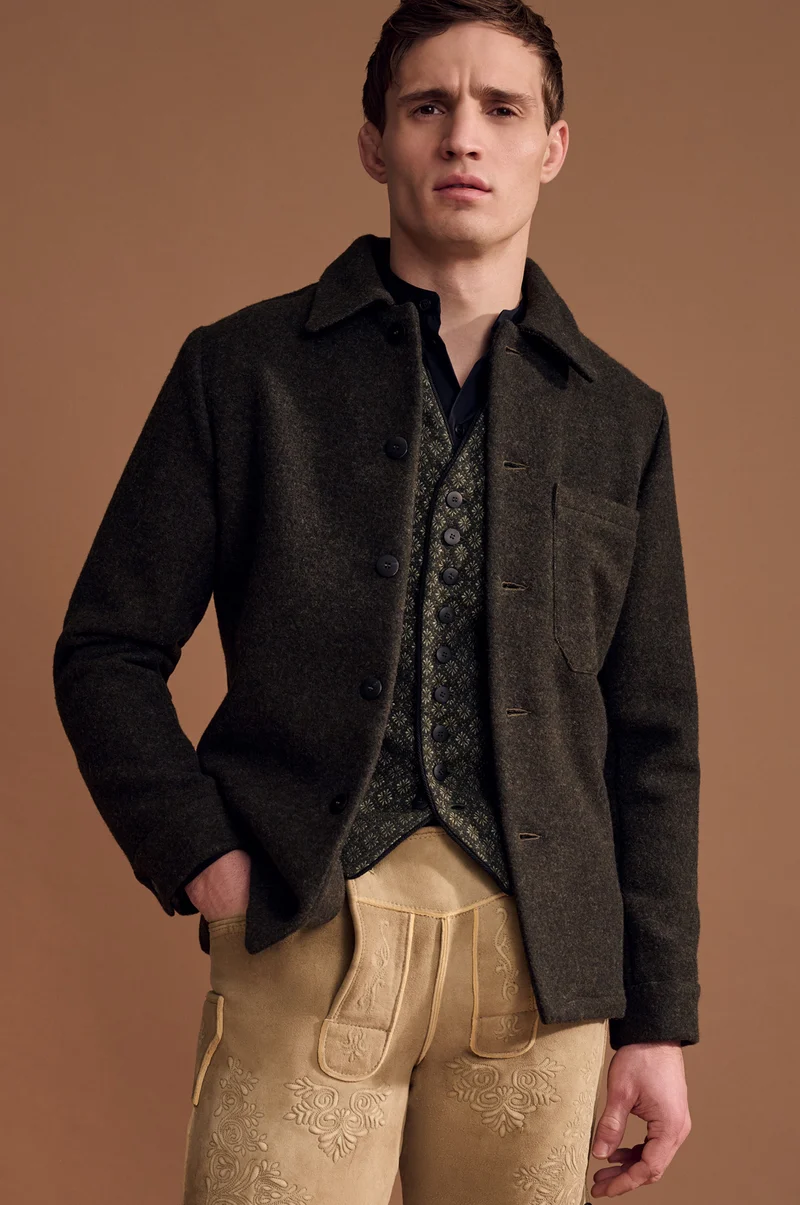 Overjaket Elias in Olive