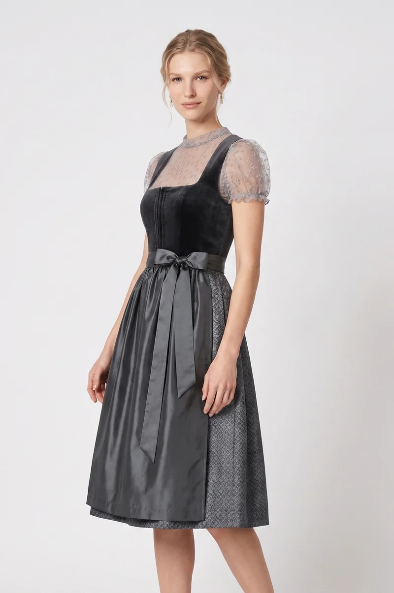 Dirndl Nala in Anthrazit