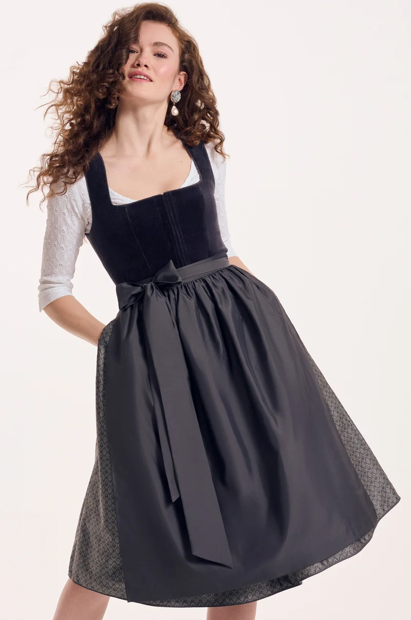 Dirndl Nala in Anthrazit