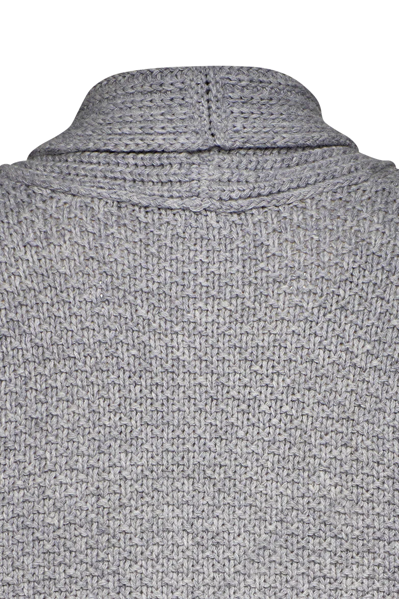 Strickjacke mit Schalkragen
