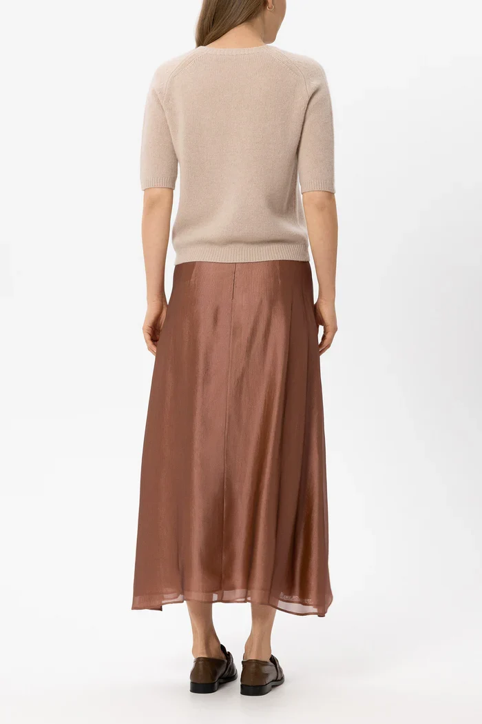 Luisa Cerano Damen Pullover aus Kaschmir-Mix Cappuccino