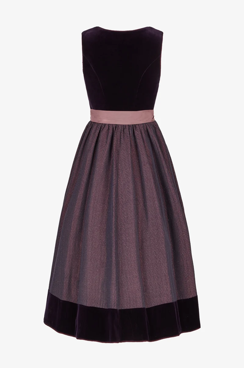 Dirndl Tuzla in Aubergine