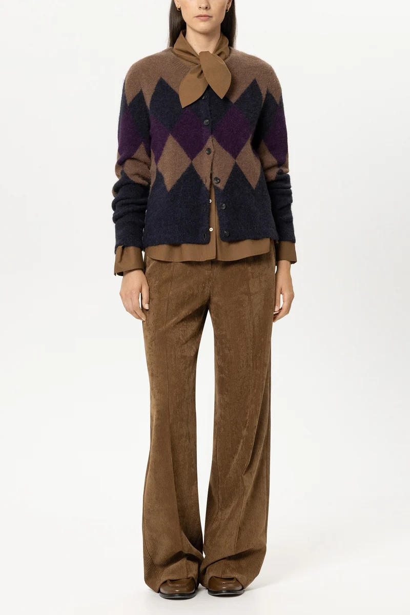 Luisa Cerano Damen Cardigan mit Muster Multi