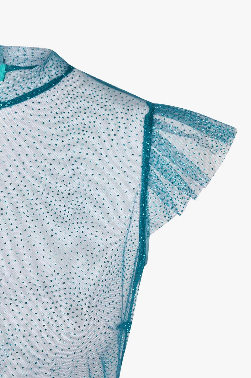 Dirndlbluse Heiki in Cyan