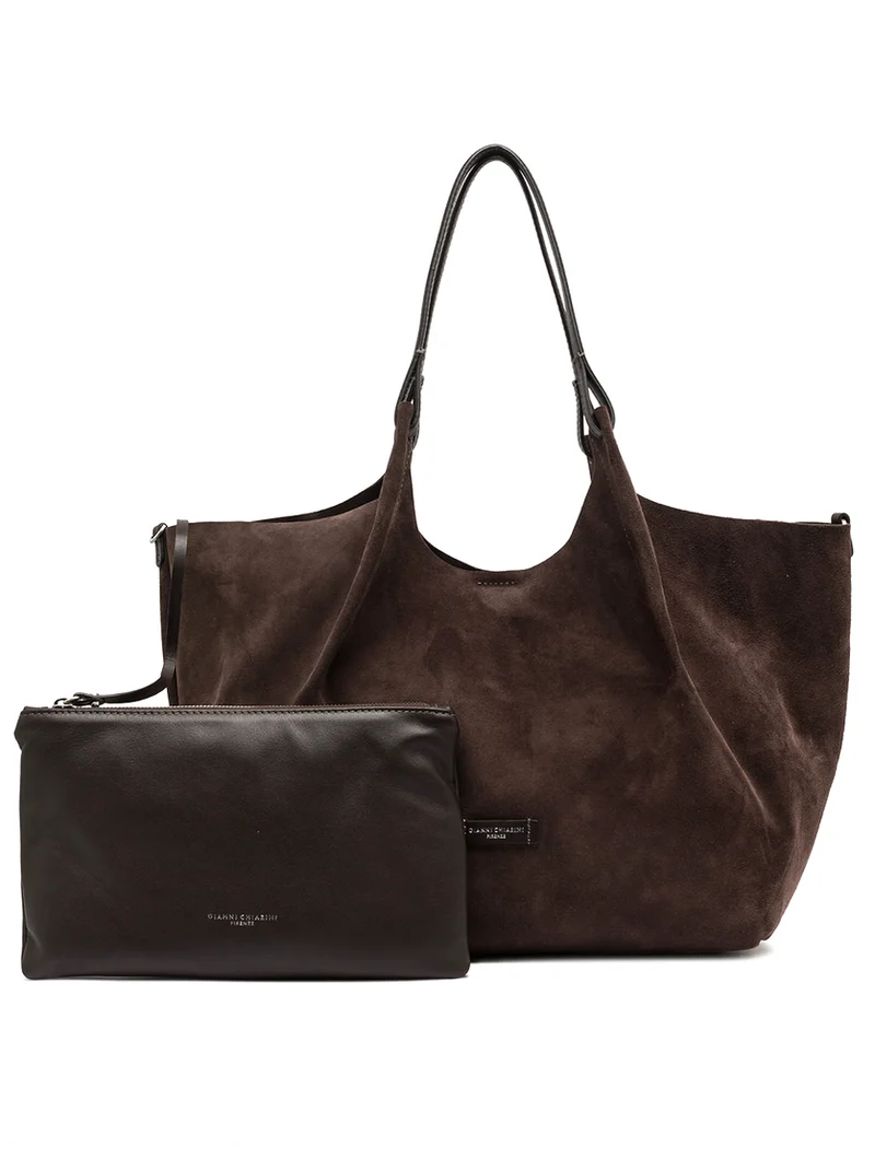 Gianni Chiarini Damen Handtasche Dua Moka