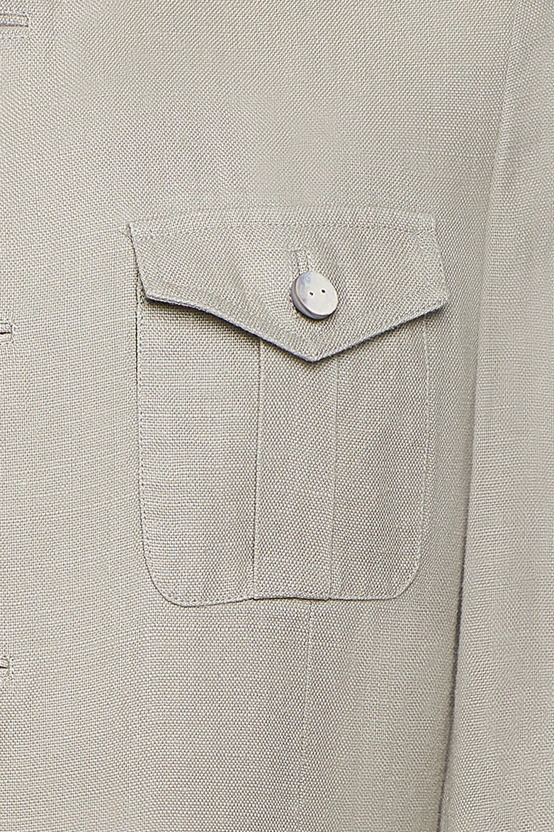 Gewaschene Leinenjacke