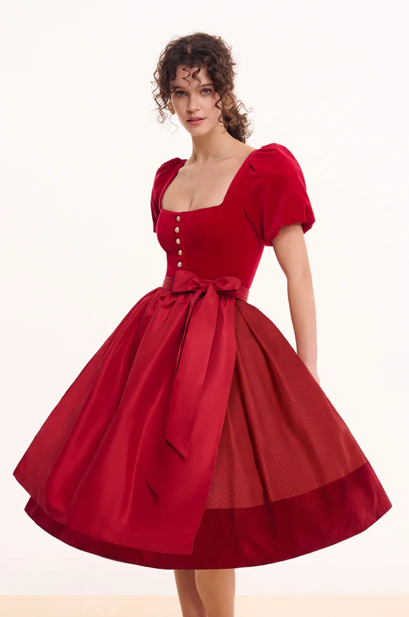 Dirndl Minori in Rot