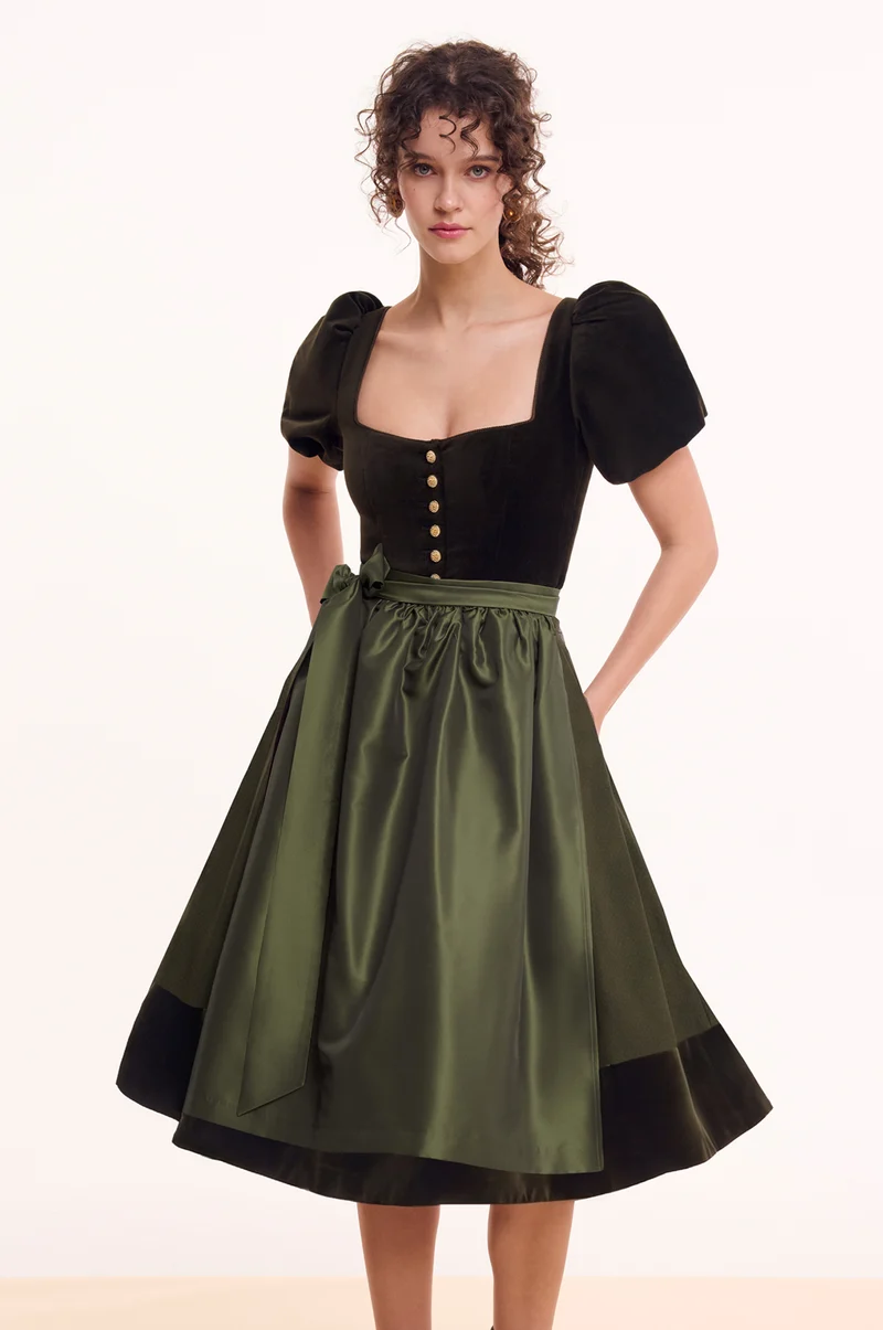 Dirndl Minori in Olive