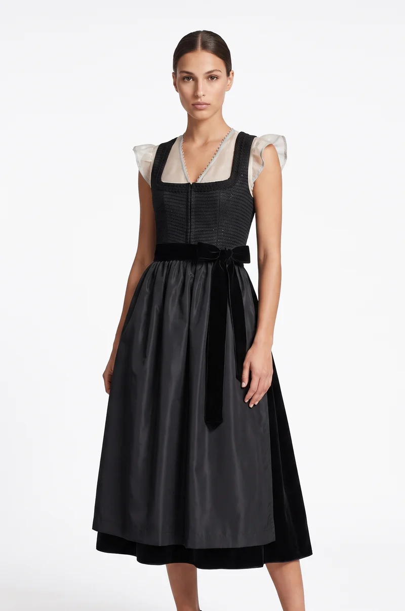 Dirndl Sorrento in Schwarz