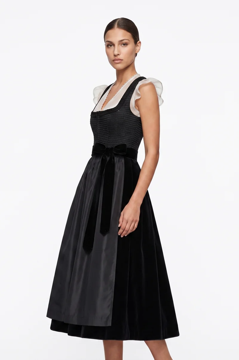 Dirndl Sorrento in Schwarz