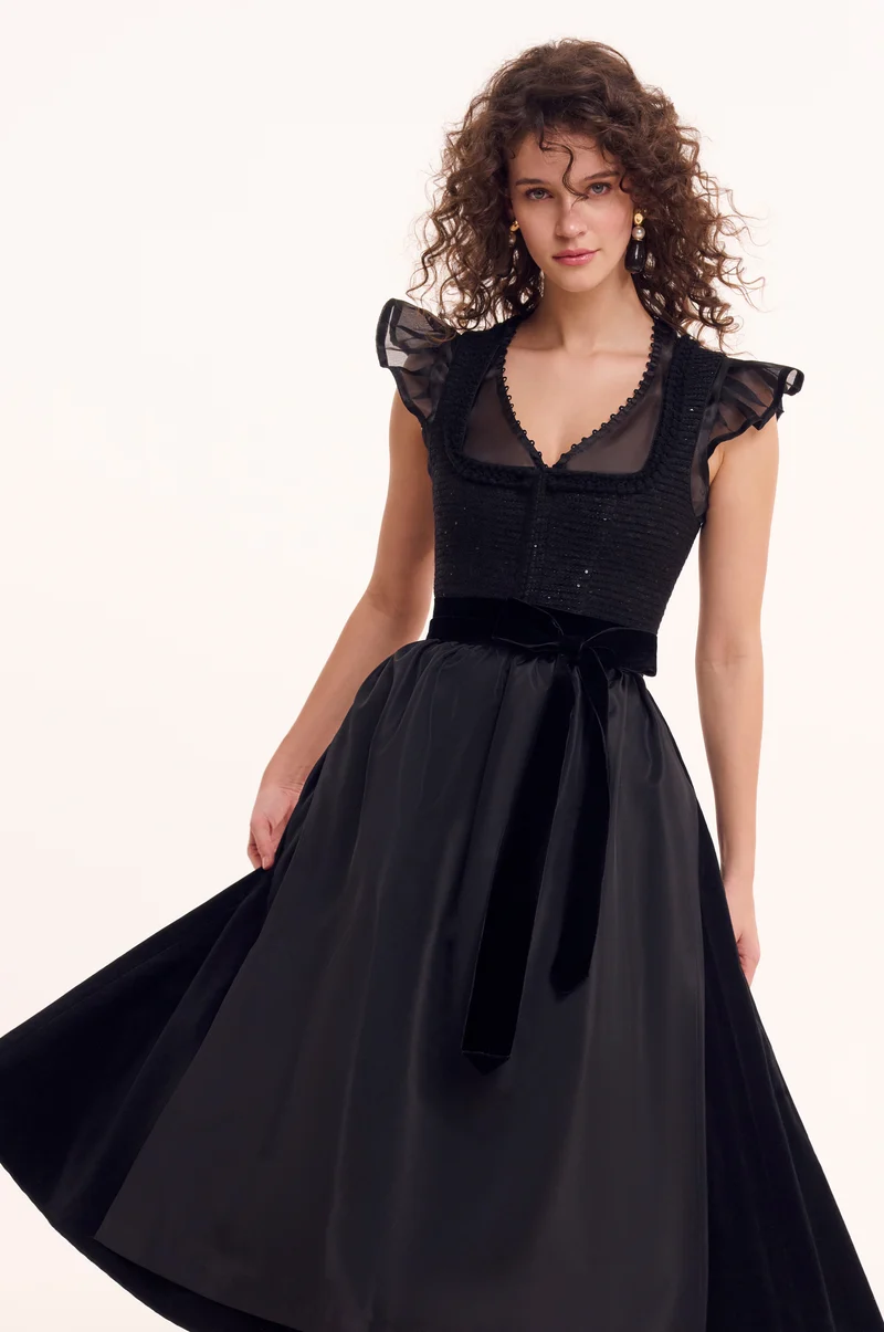 Dirndl Sorrento in Schwarz