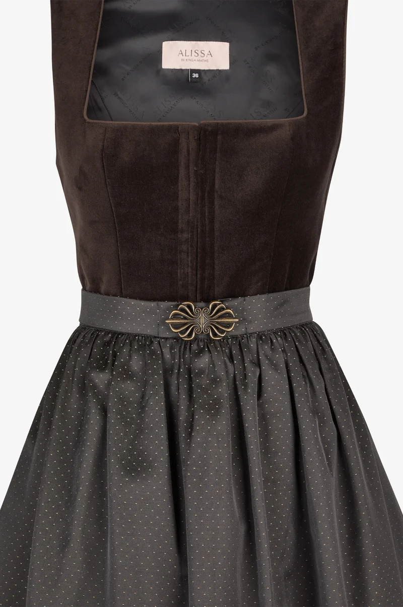 Dirndl Lumi in Trüffel