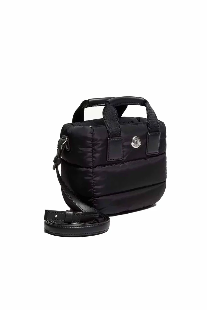 Moncler Damen Tote Tasche Micro Caradoc Schwarz