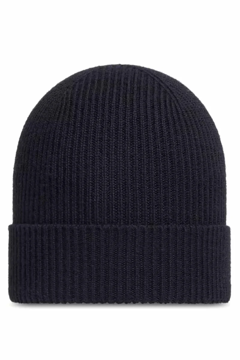 Moncler Herren Strickmütze Schwarz