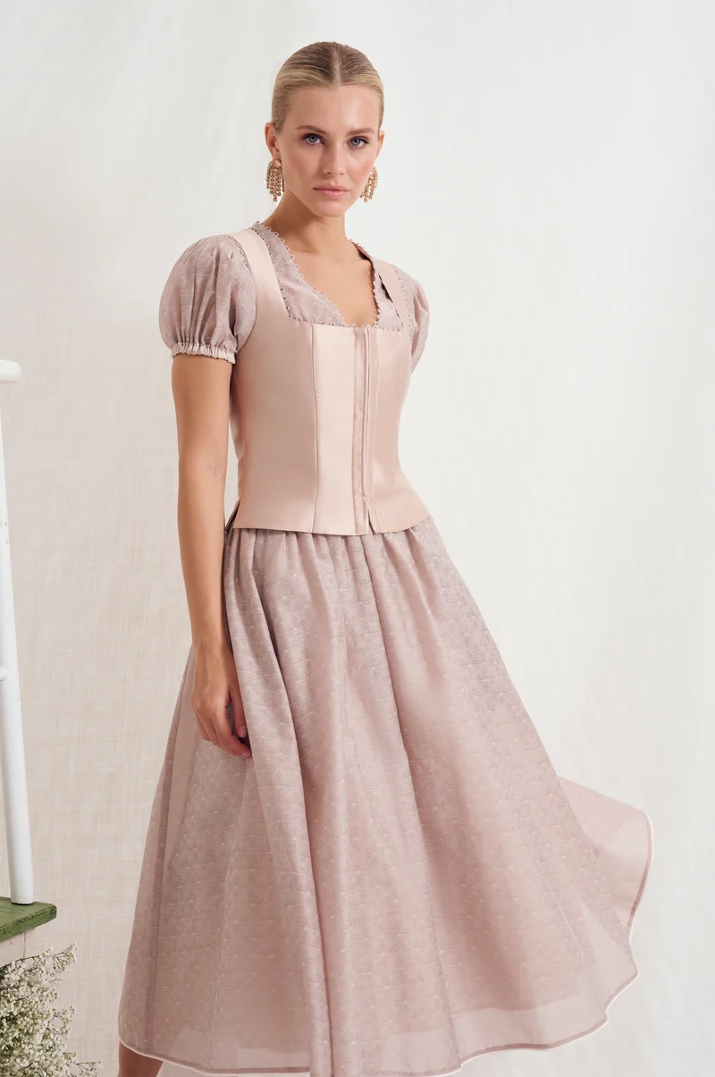 Kinga Mathe Set in Rose
