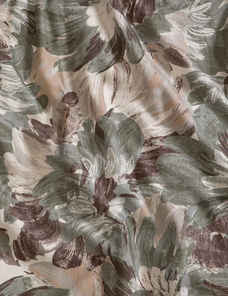 PAINTED PRINT SHIRT | OLIVE