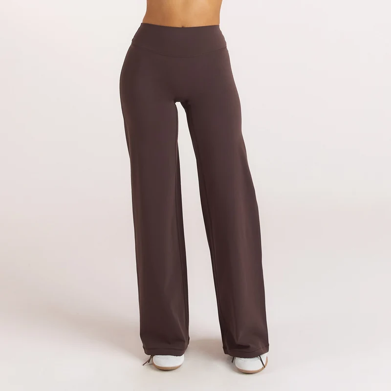 ContourSoft™ Gerade Leggings - Dunkle Schokolade