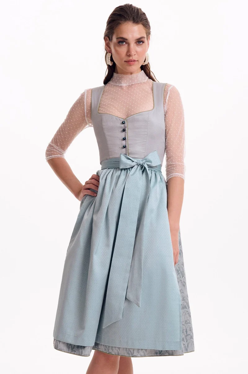 Dirndl Talea in Eisblau