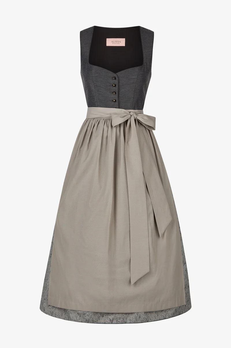 Dirndl Talea in Anthrazit