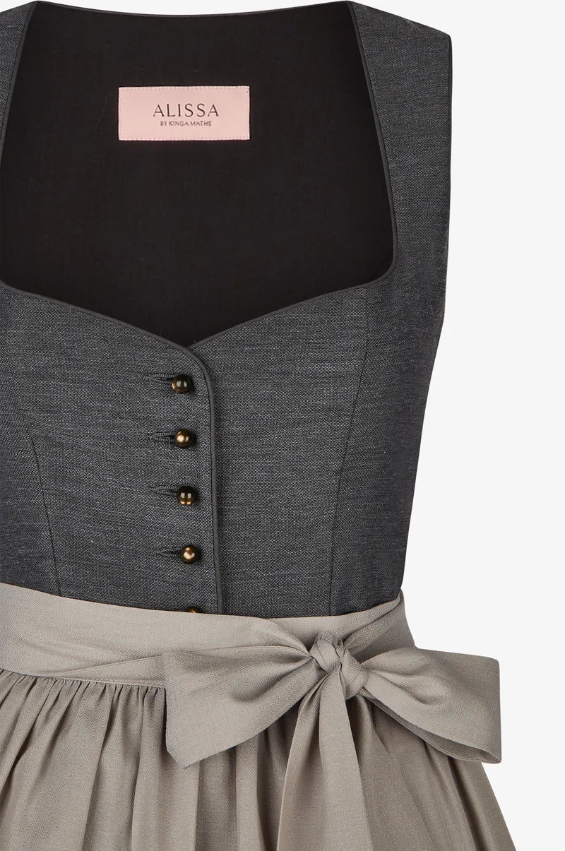 Dirndl Talea in Anthrazit