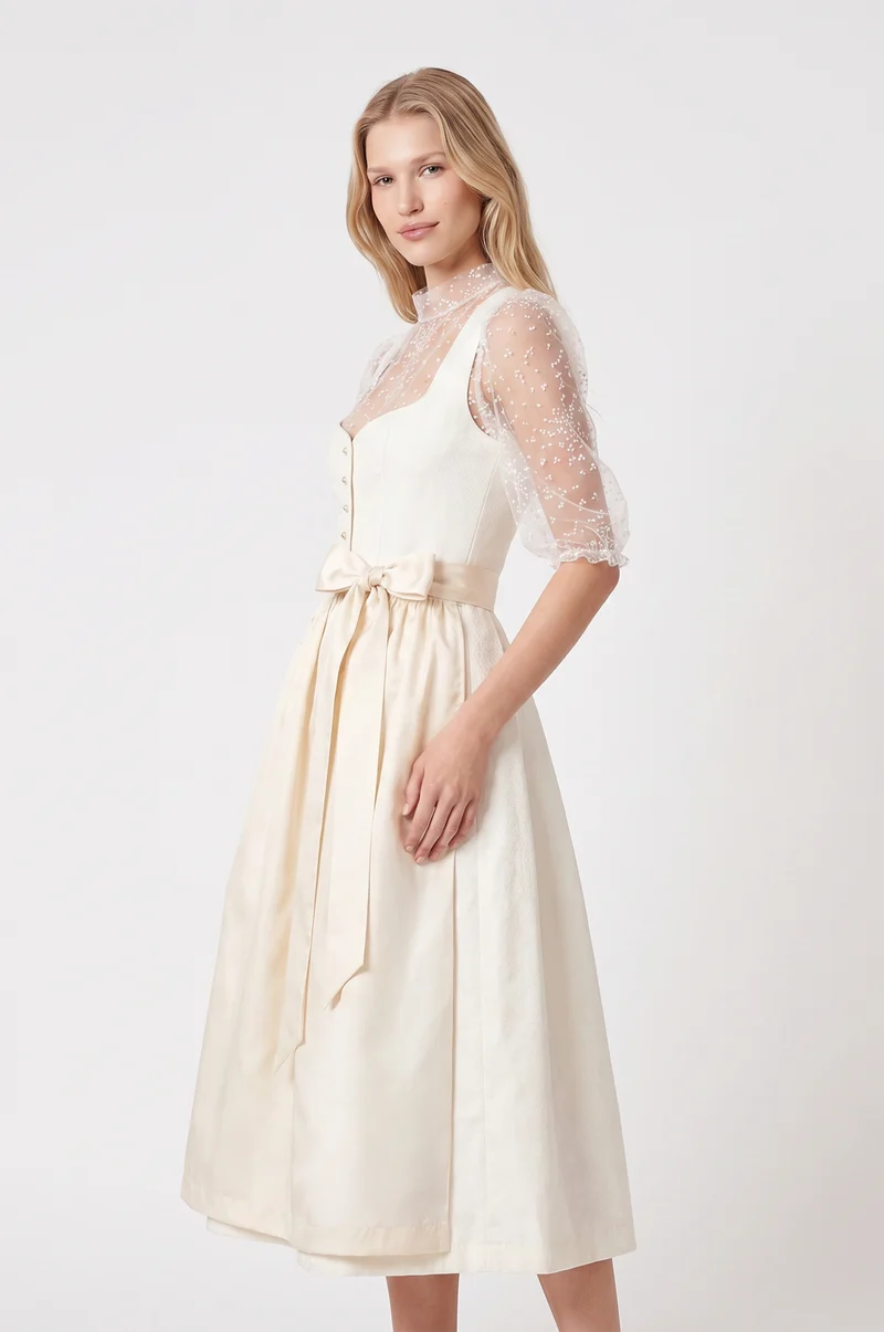 Dirndl Eloise in Ivory