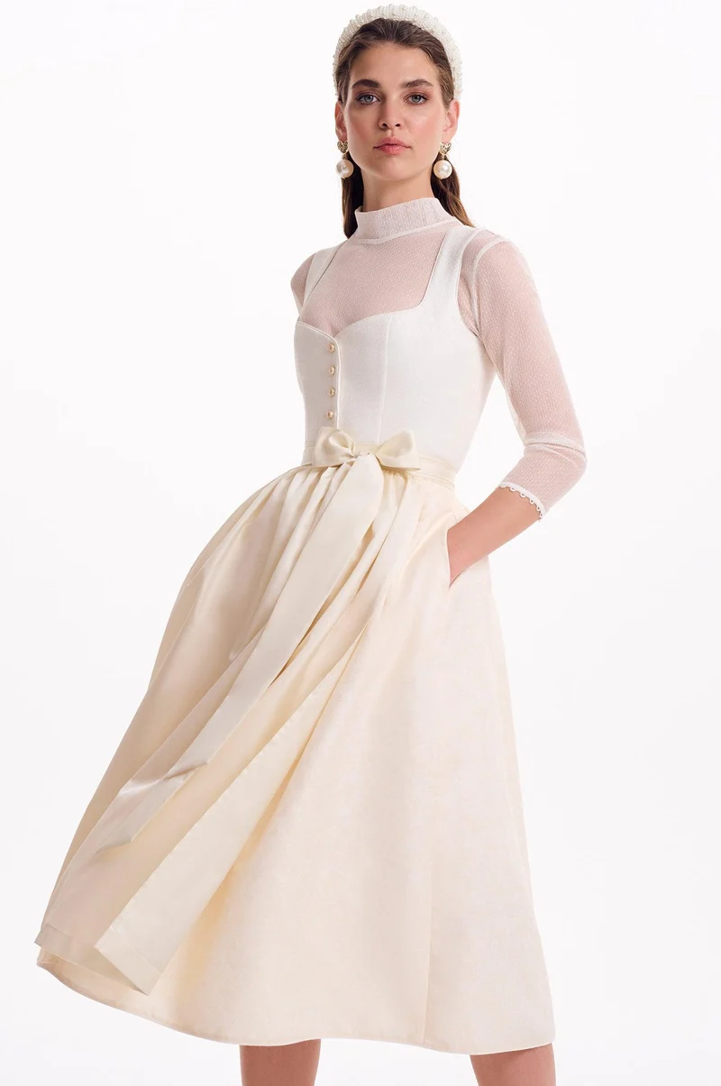 Dirndl Eloise in Ivory
