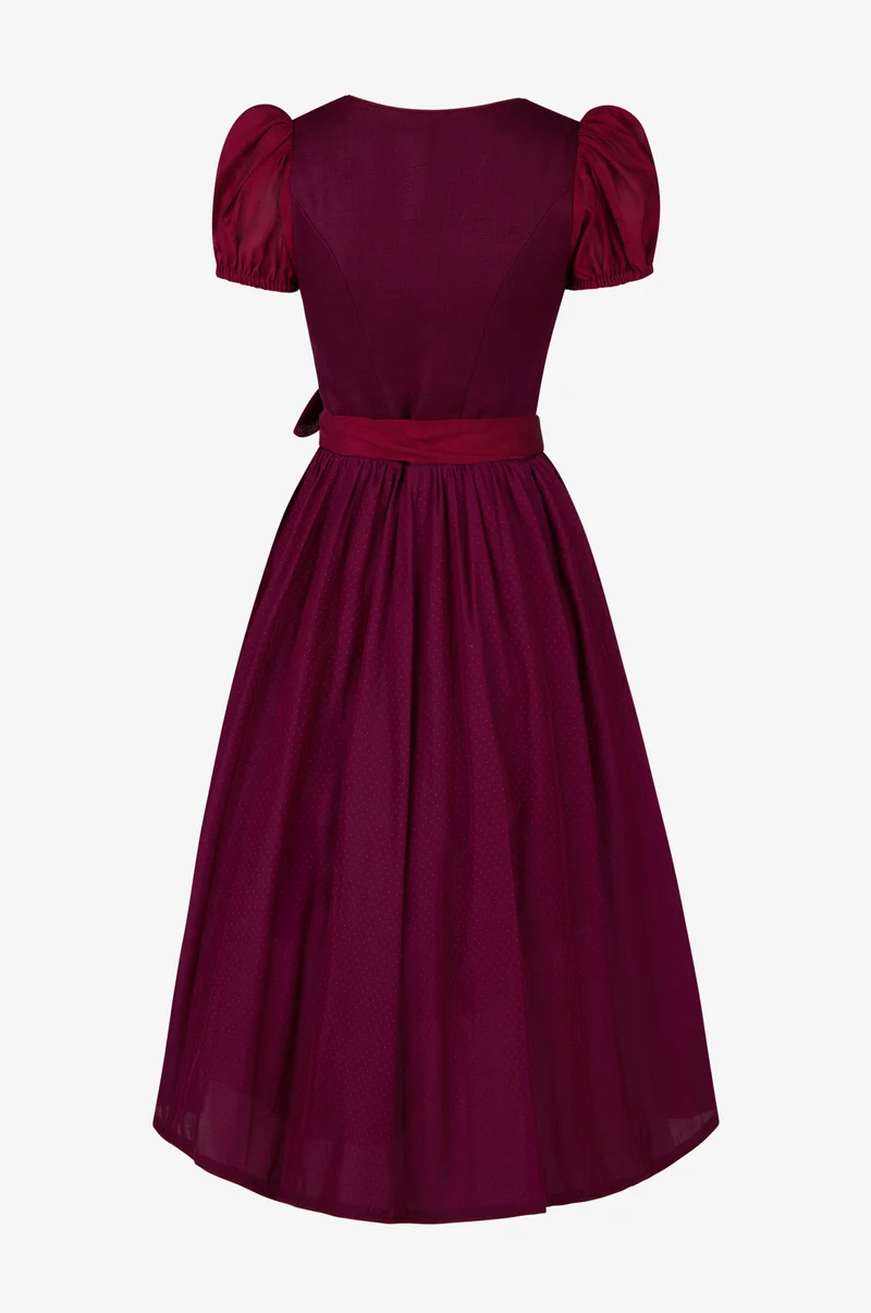 Dirndl Sanremo in Burgundy