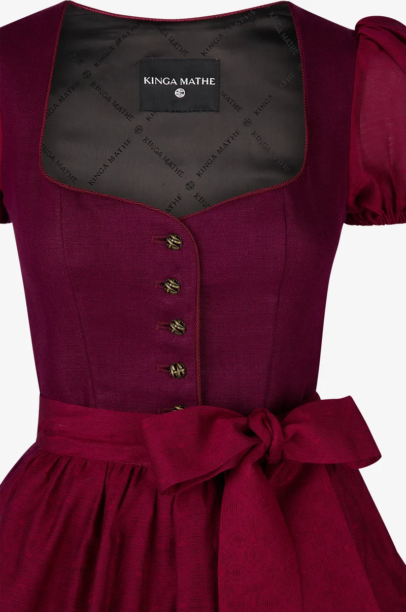 Dirndl Sanremo in Burgundy