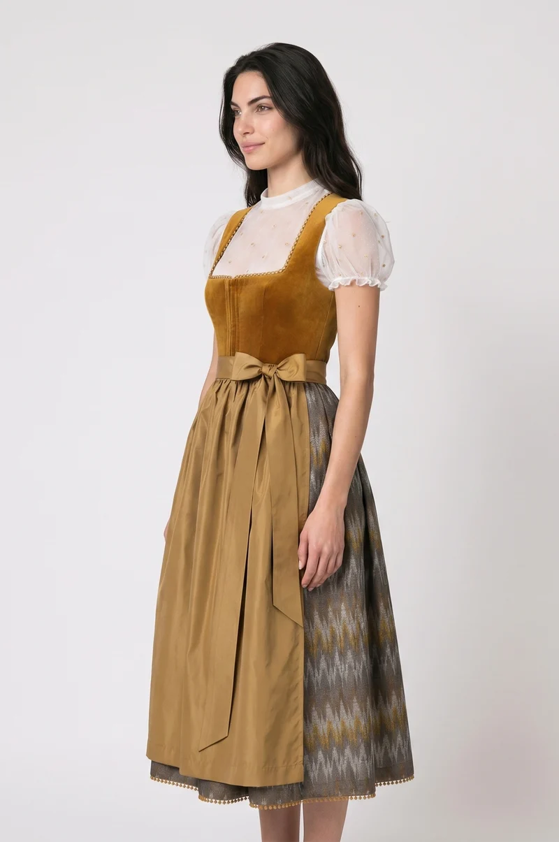 Dirndl Ancona in Gold