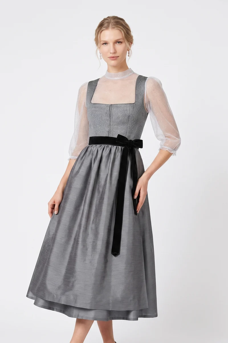 Dirndl Fasano in Grau