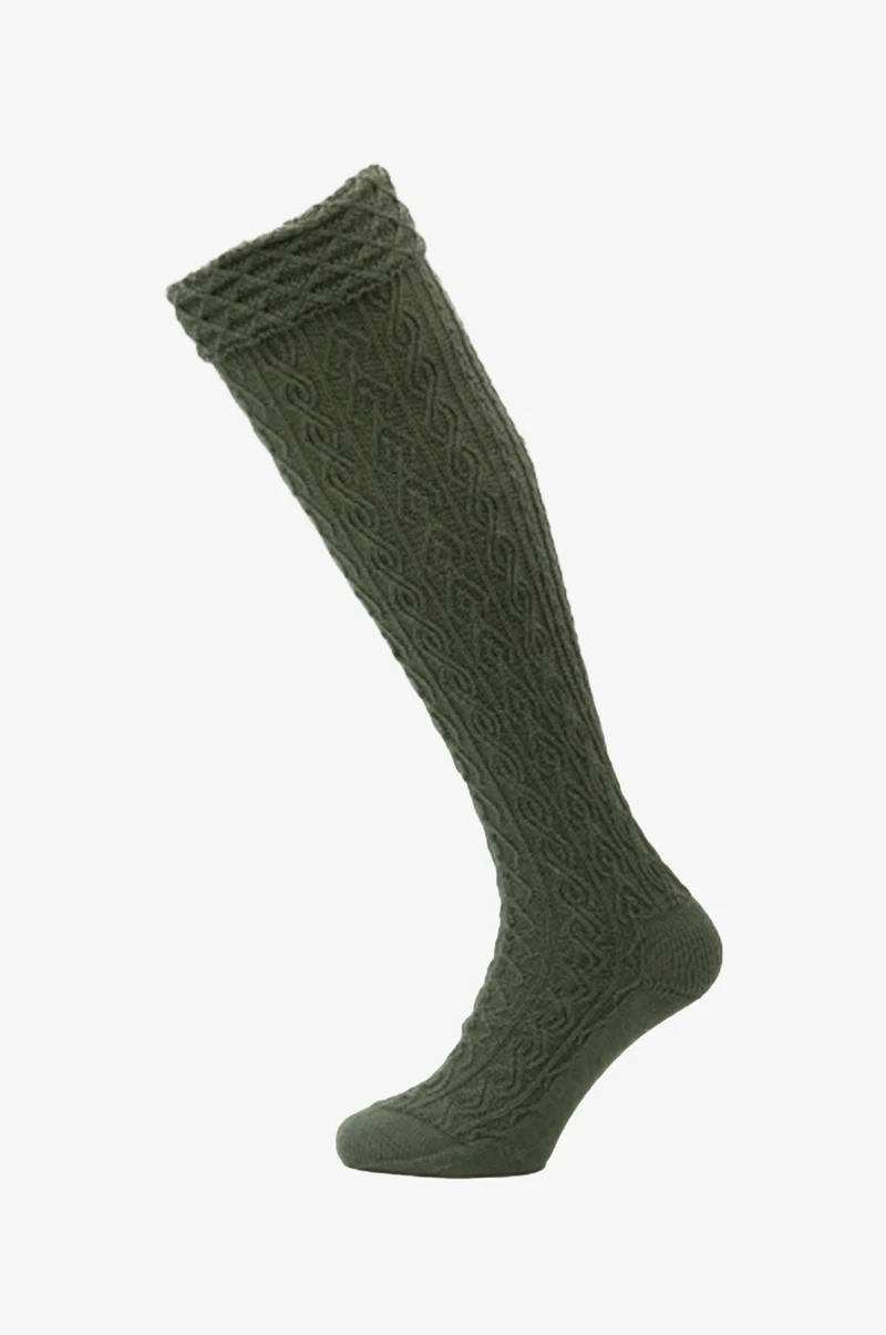 Herren Kniestrümpfe in Olive
