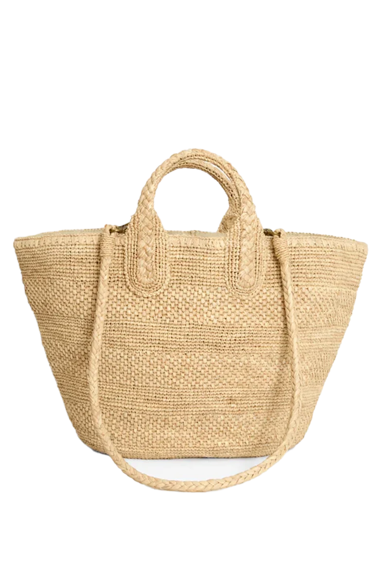 IBELIV Damen Korbtasche Soma Beige