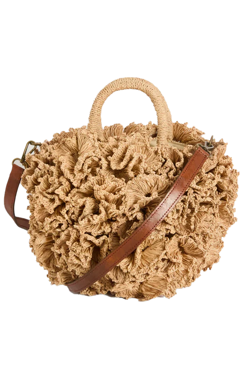IBELIV Damen Kugeltasche Coral Beige