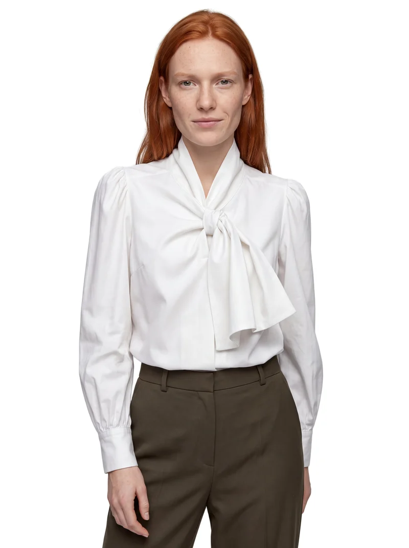 Schluppenbluse aus Baumwolle
