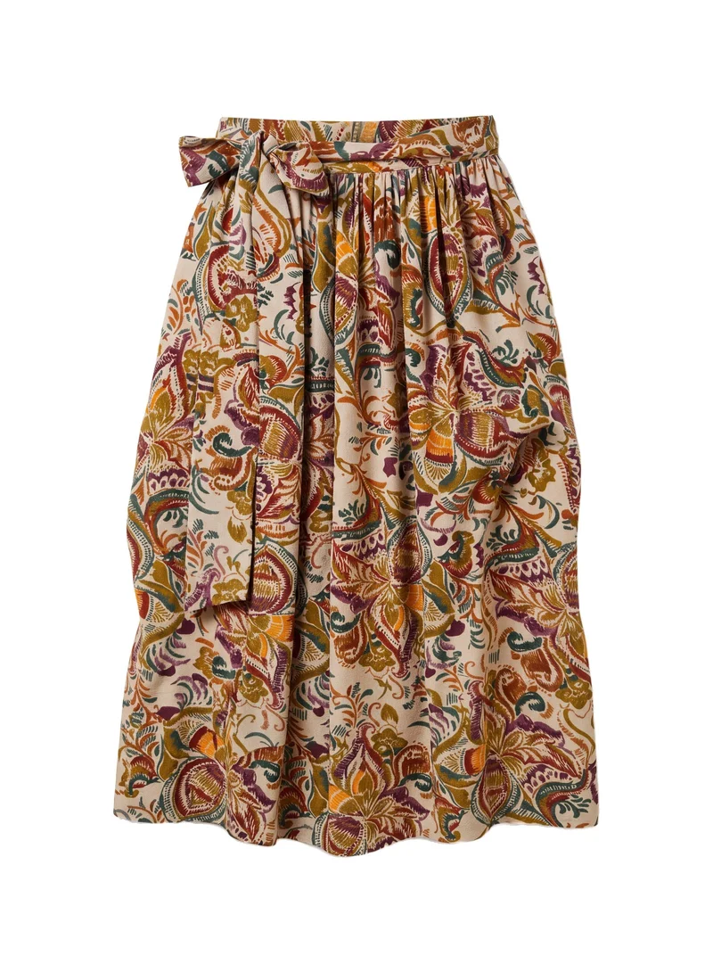 Florale Schürze Jacquard