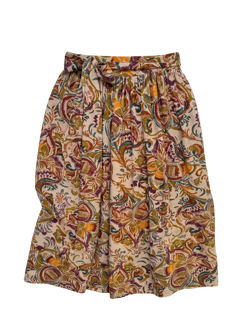 Florale Schürze Jacquard