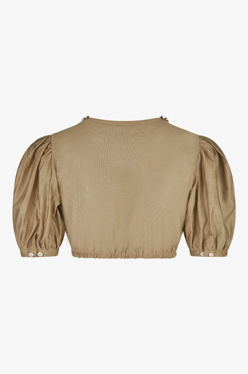 Dirndlbluse Colada in Beige