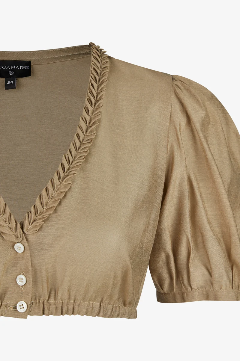Dirndlbluse Colada in Beige