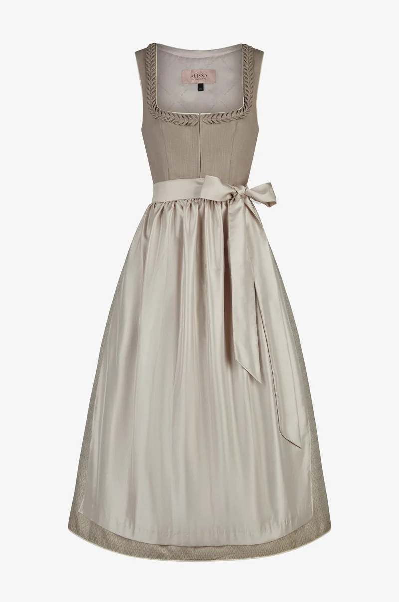 Dirndl Nela in Taupe