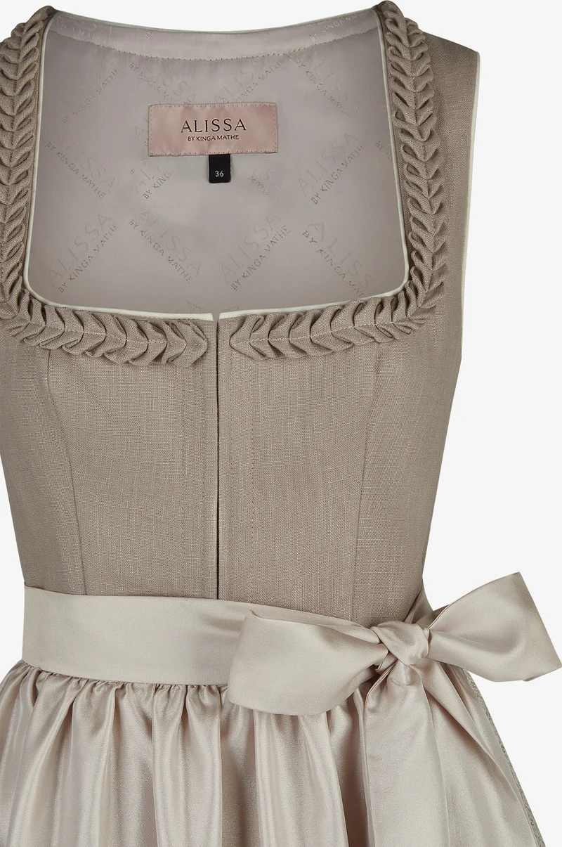 Dirndl Nela in Taupe