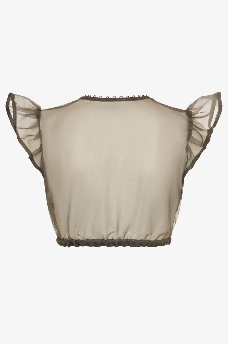 Seidenbluse Kiki in Anthrazit