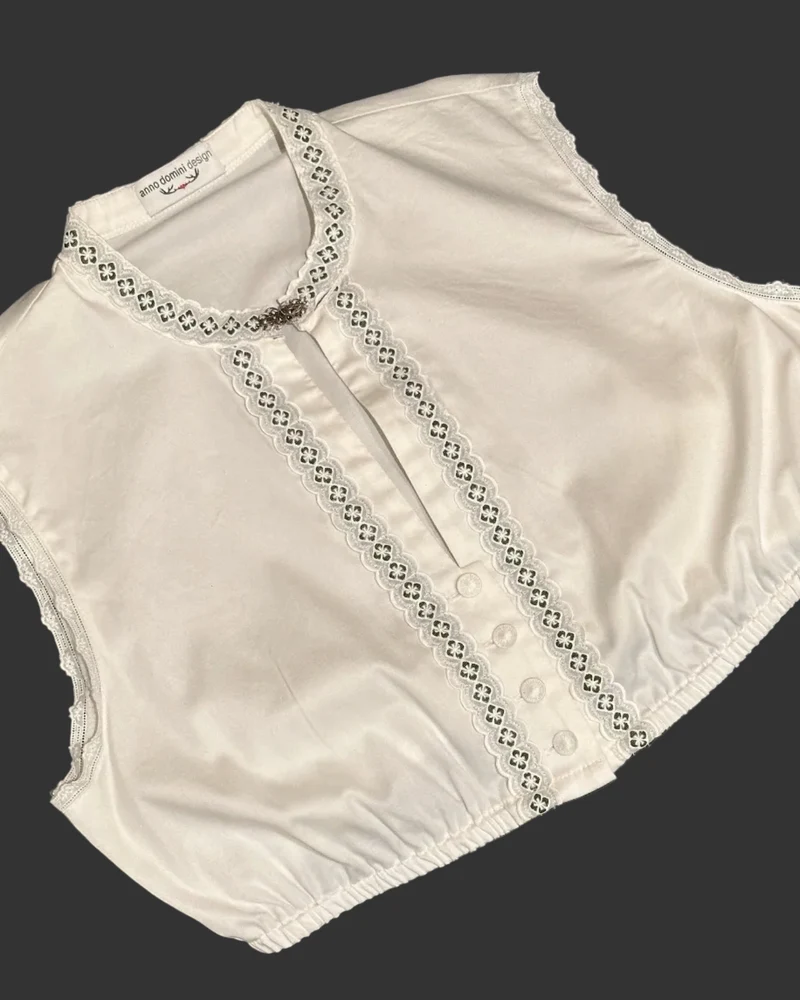 Dirndlbluse Anno Domini Design Evi weiß