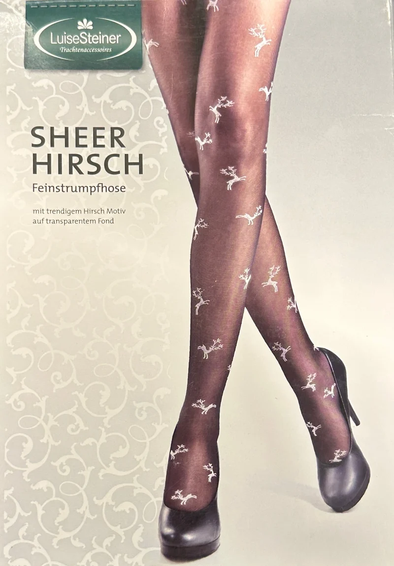 Feinstrumpfhose Sheer Hirsch - Luise Steiner lila