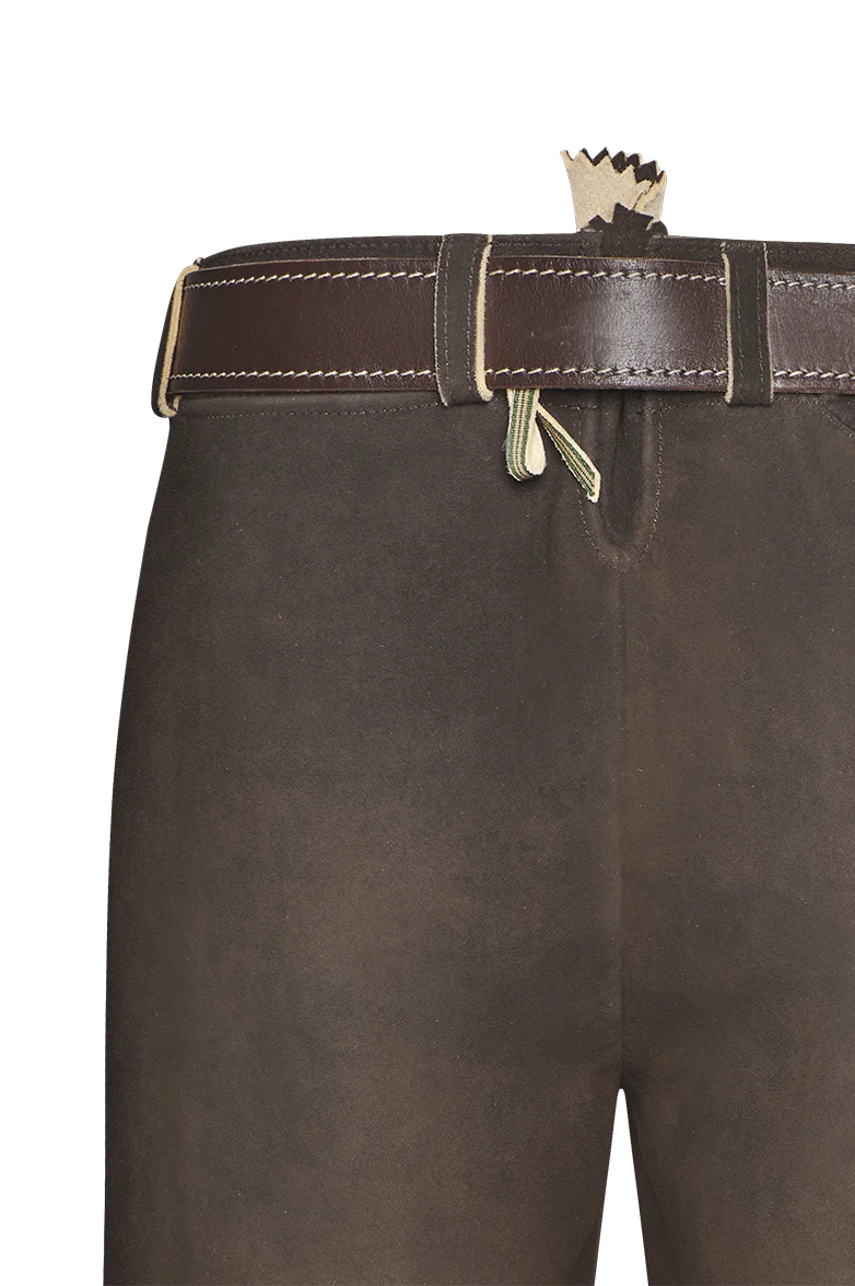 Lederhose mit Klassischem Verschluss