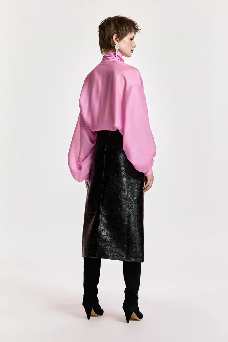 Essentiel Antwerp Damen Oversized-Bluse Karismatic Rosa