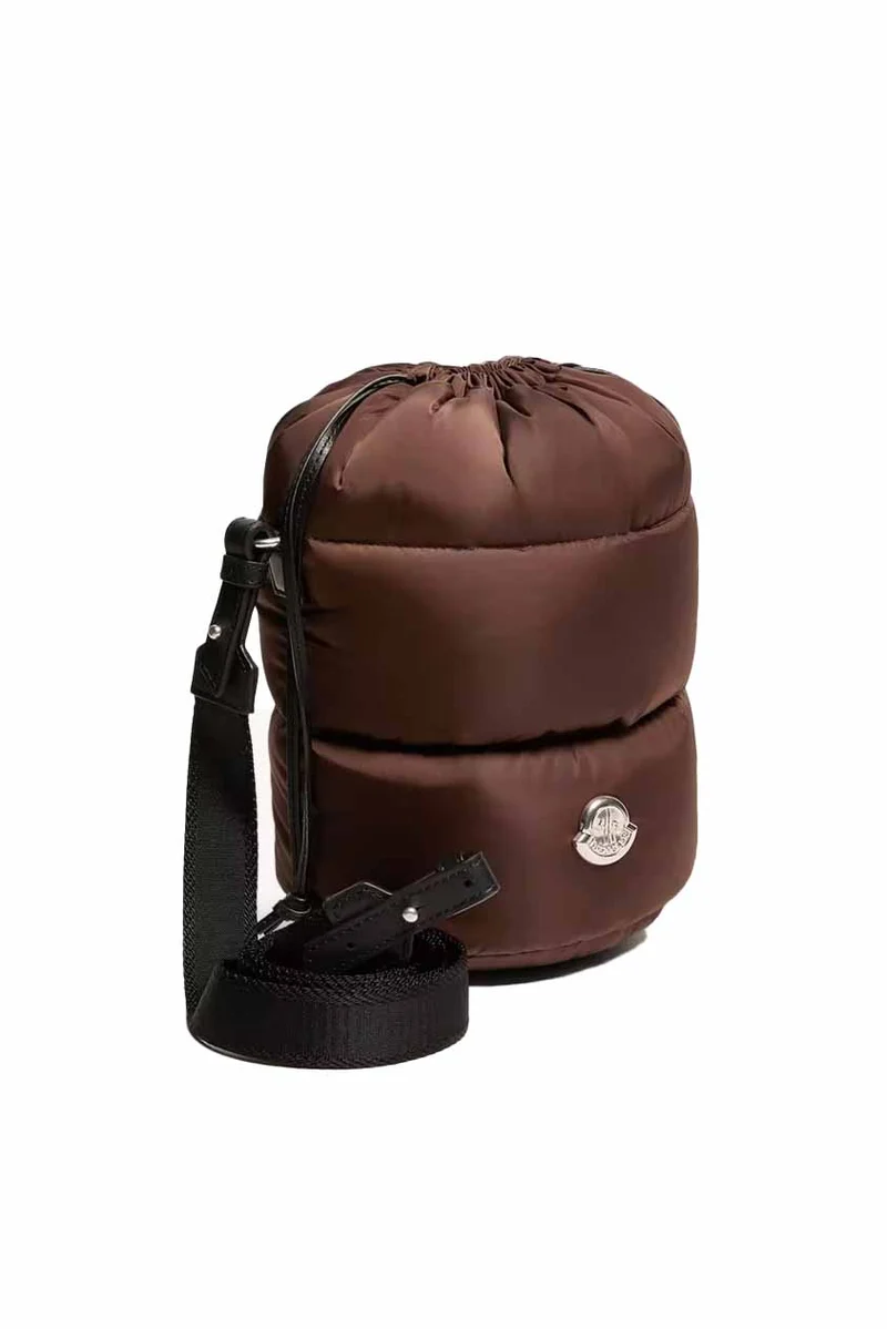 Moncler Damen Tasche Caradoc Bucket Bag Braun